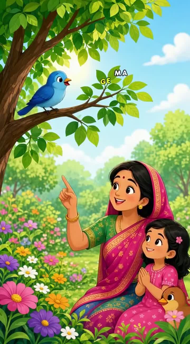 Beautiful 2D animated cartoon video for children based… — AI cartoon