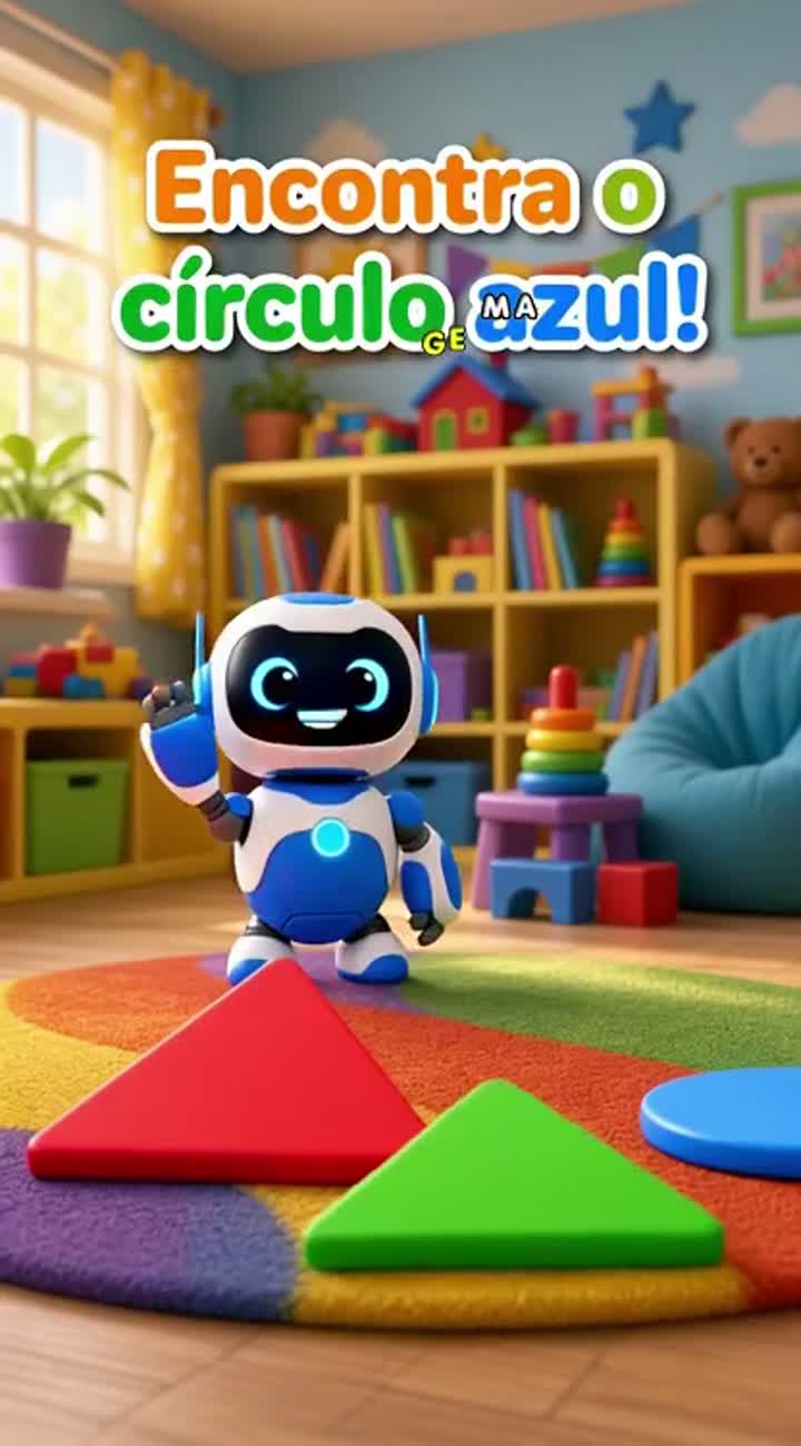 Colorful, high-quality 3D animated YouTube Short for children aged… — AI cartoon