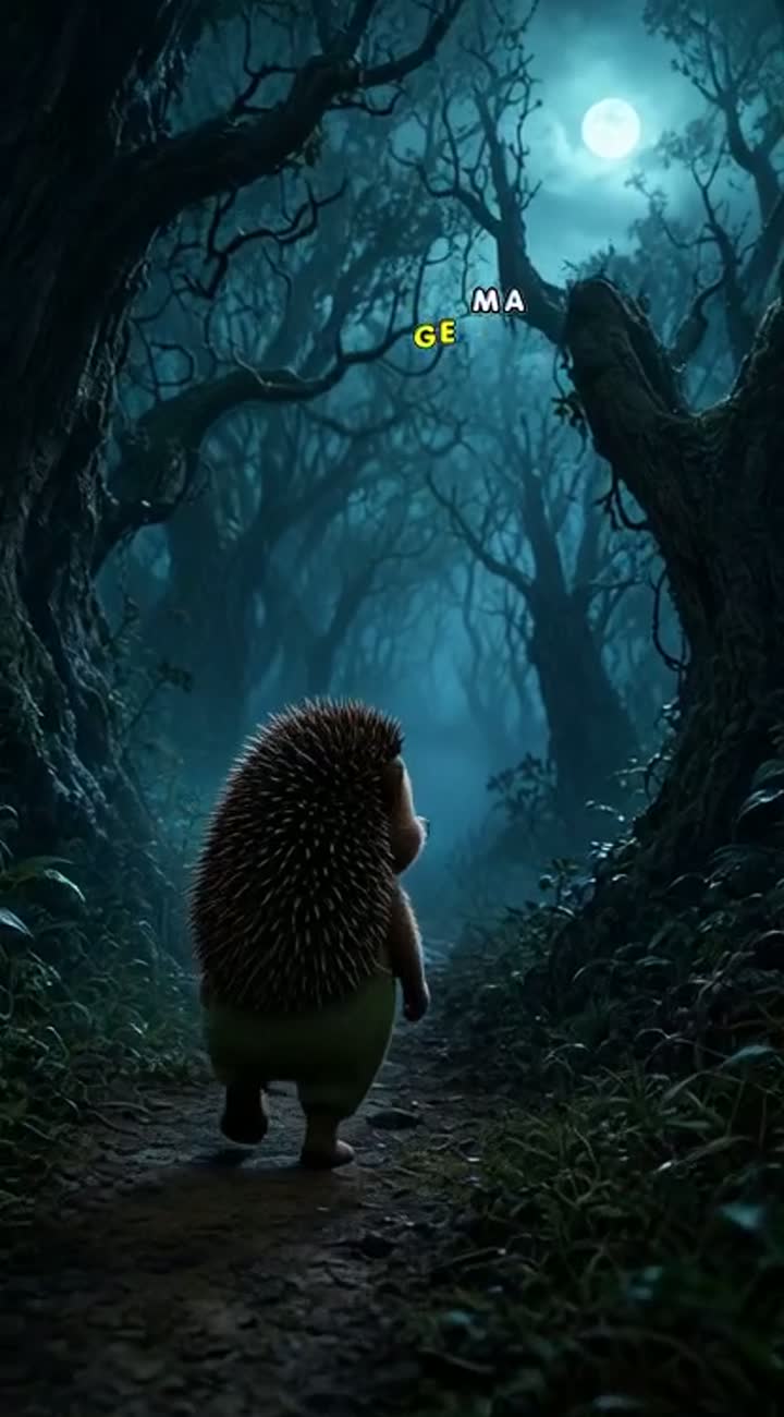 Vertical 9:16 video, 3D animated cartoon in the exact style… — AI cartoon