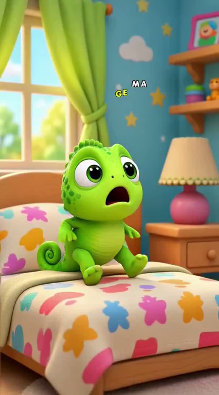 Completely original vertical 9:16 children's cartoon music video… — AI cartoon
