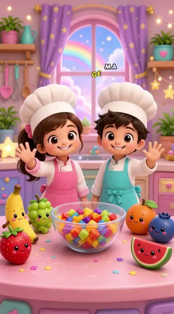 Little Mini Chefs — AI cartoon
