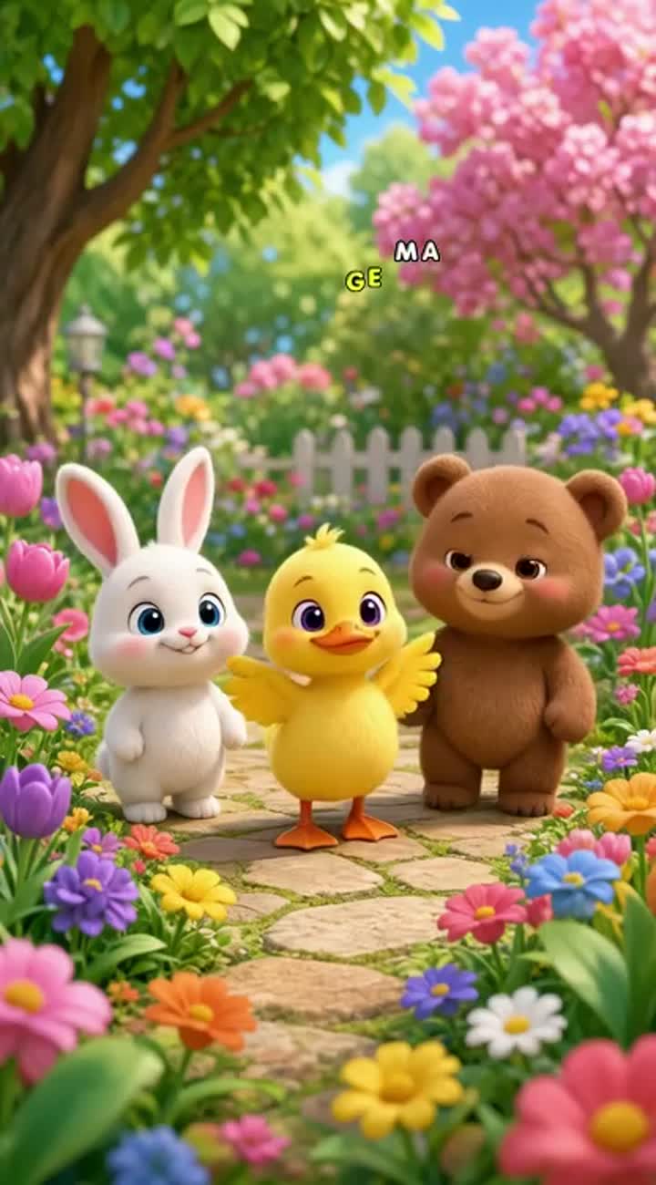 Learn Colors with Baby Animals! — AI cartoon