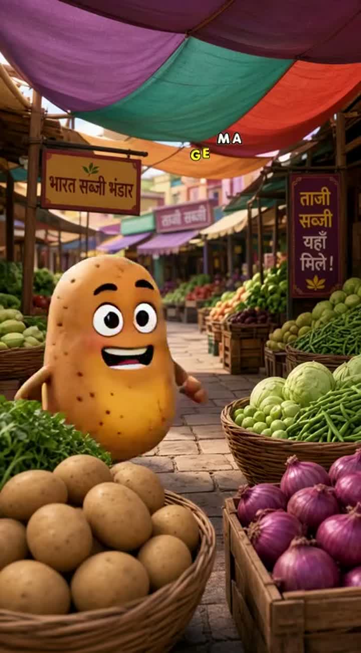 Funny 3D cartoon video in Hindi for YouTube Shorts — AI cartoon