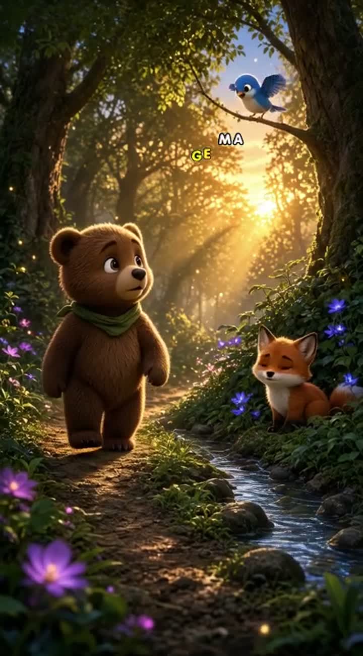 3D animated children's film with cinematic quality… — AI cartoon