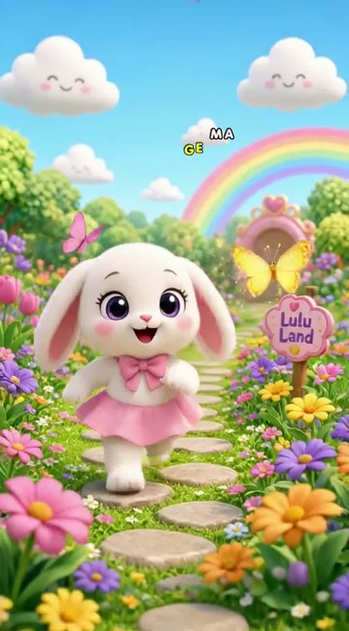 Cute, colorful 3D animated cartoon for a children's entertainment… — AI cartoon