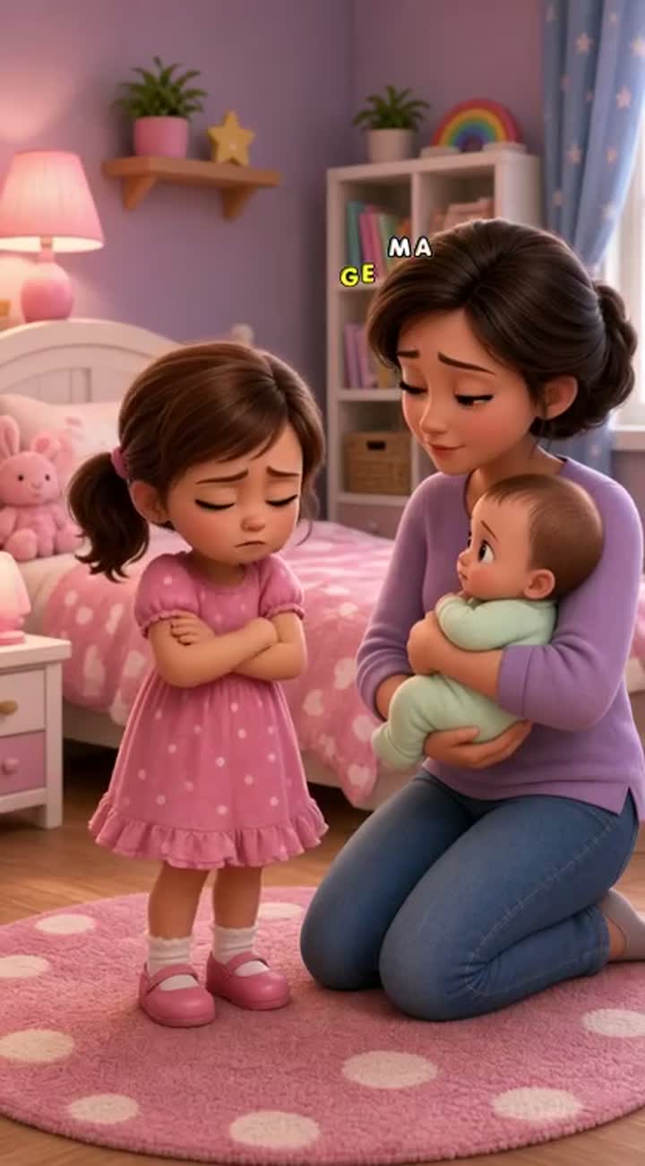 Short 3D animated scene for a children's educational cartoon — AI cartoon
