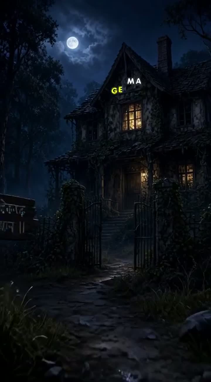 3D animated Hindi horror cartoon story about a haunted village… — AI cartoon
