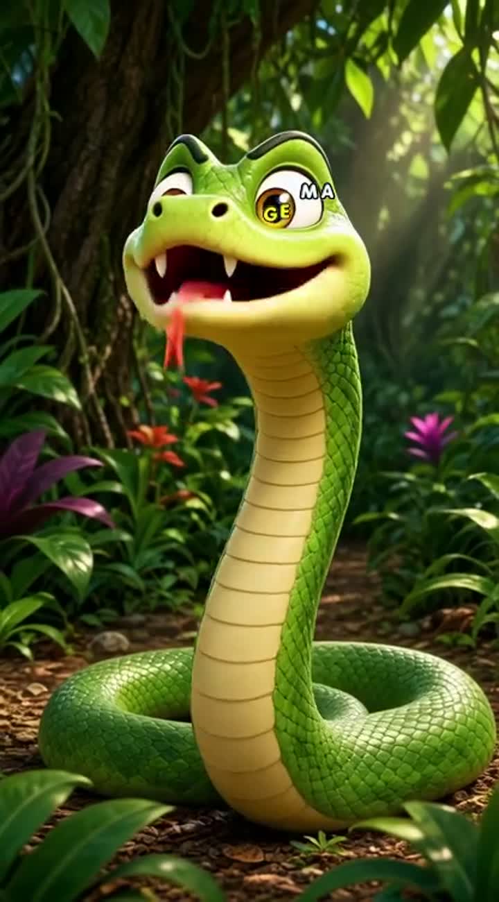 Bhai ये ले तेरा Snake Roast Viral Reel Prompt - इसमें साँप मज़ेदार… — AI cartoon