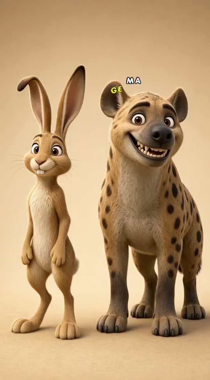 Original premium cinematic 3D animated character reference sheet… — AI cartoon