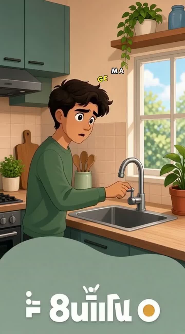 A 2D animated cartoon scene — AI cartoon