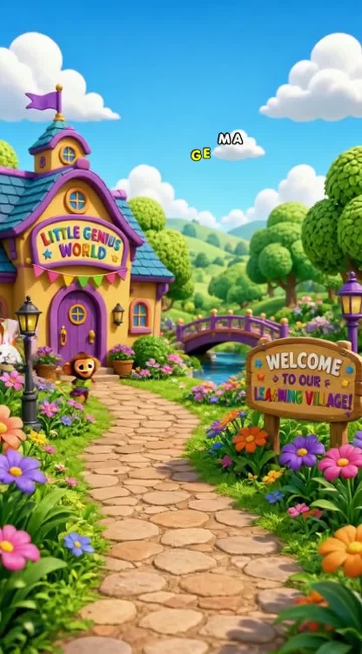 AI VIDEO PROMPT: LITTLE GENIUS WORLD — AI cartoon