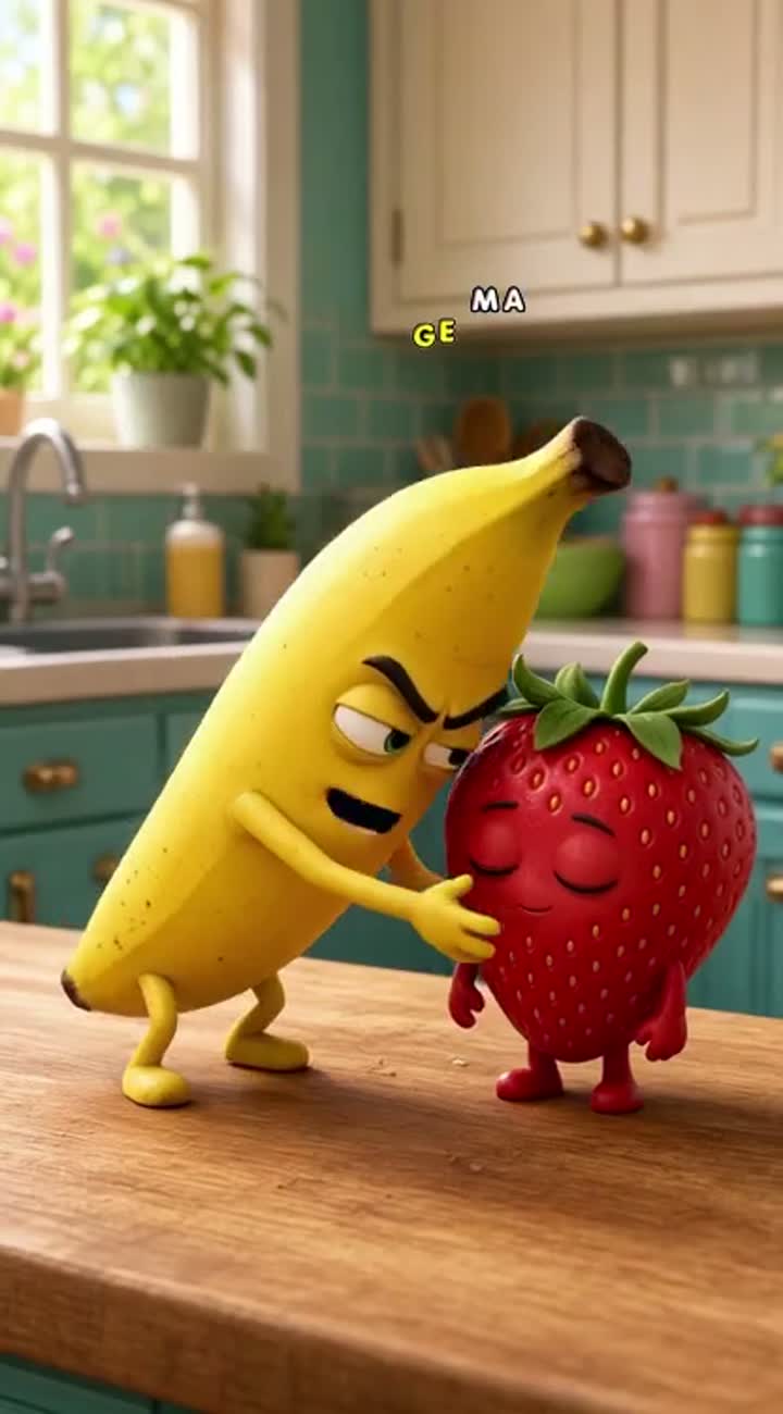 The short clip is presented in Egyptian Arabic dialect… — AI cartoon