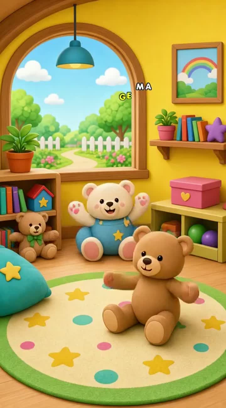 Sing this rhyme with a child tone.. — AI cartoon