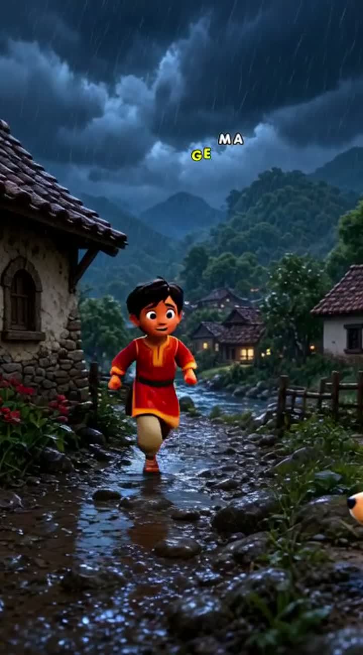Beautiful 3D animated cartoon story called "The Little Puppy… — AI cartoon