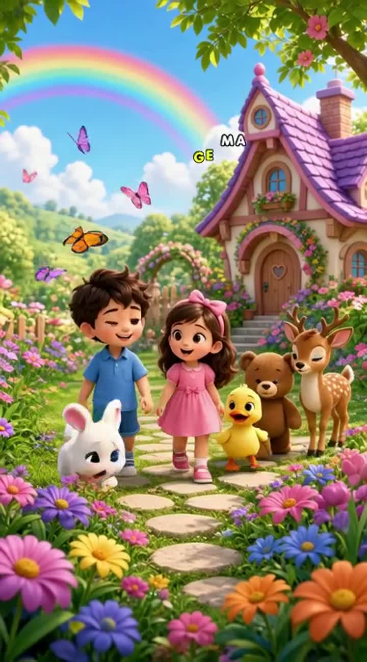 Lolo Little World - Saving the Little Bunny — AI cartoon