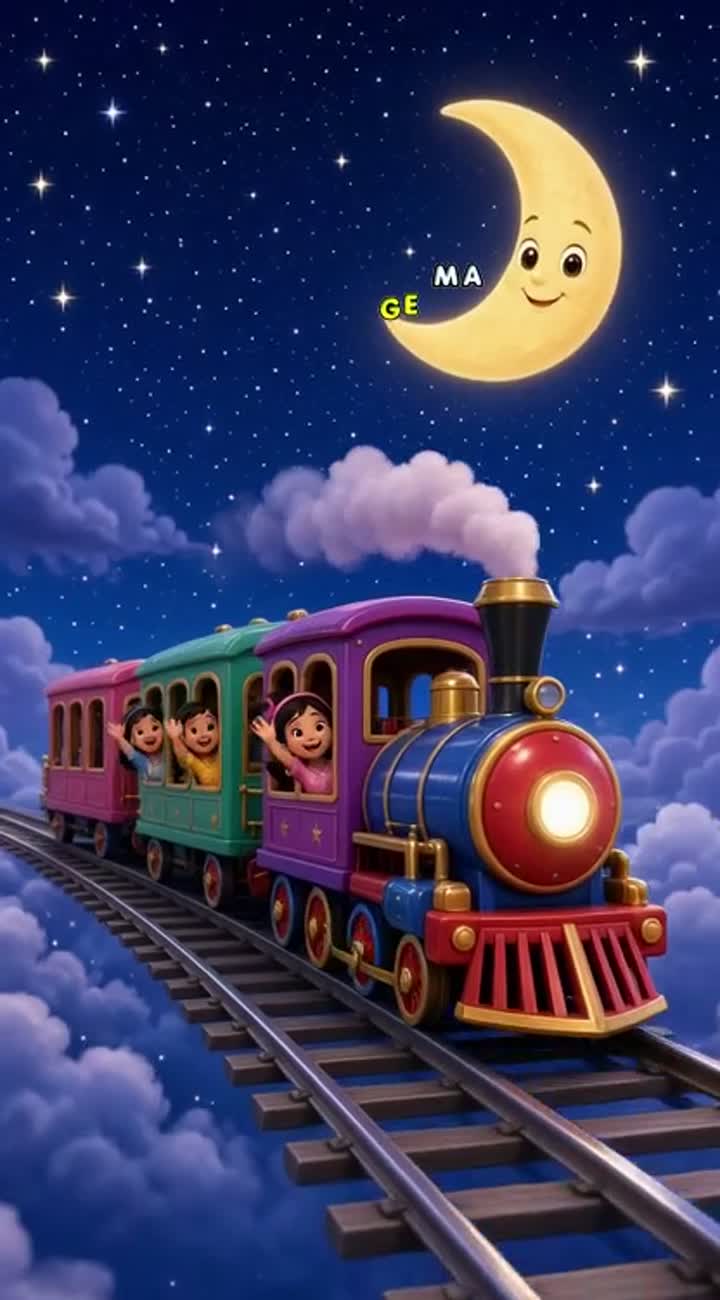 Beautiful 3D animated movie scene for a Hindi nursery rhyme — AI cartoon