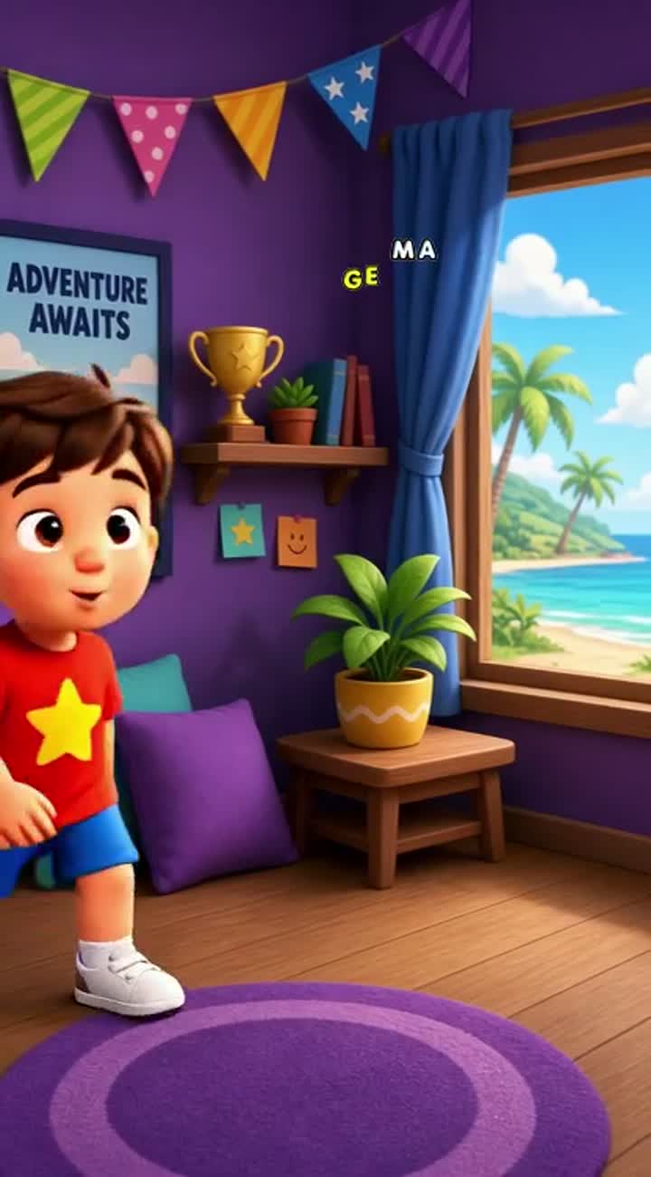 Happy birthday Wiso my boy Animated cartoon with smooth animation… — AI cartoon