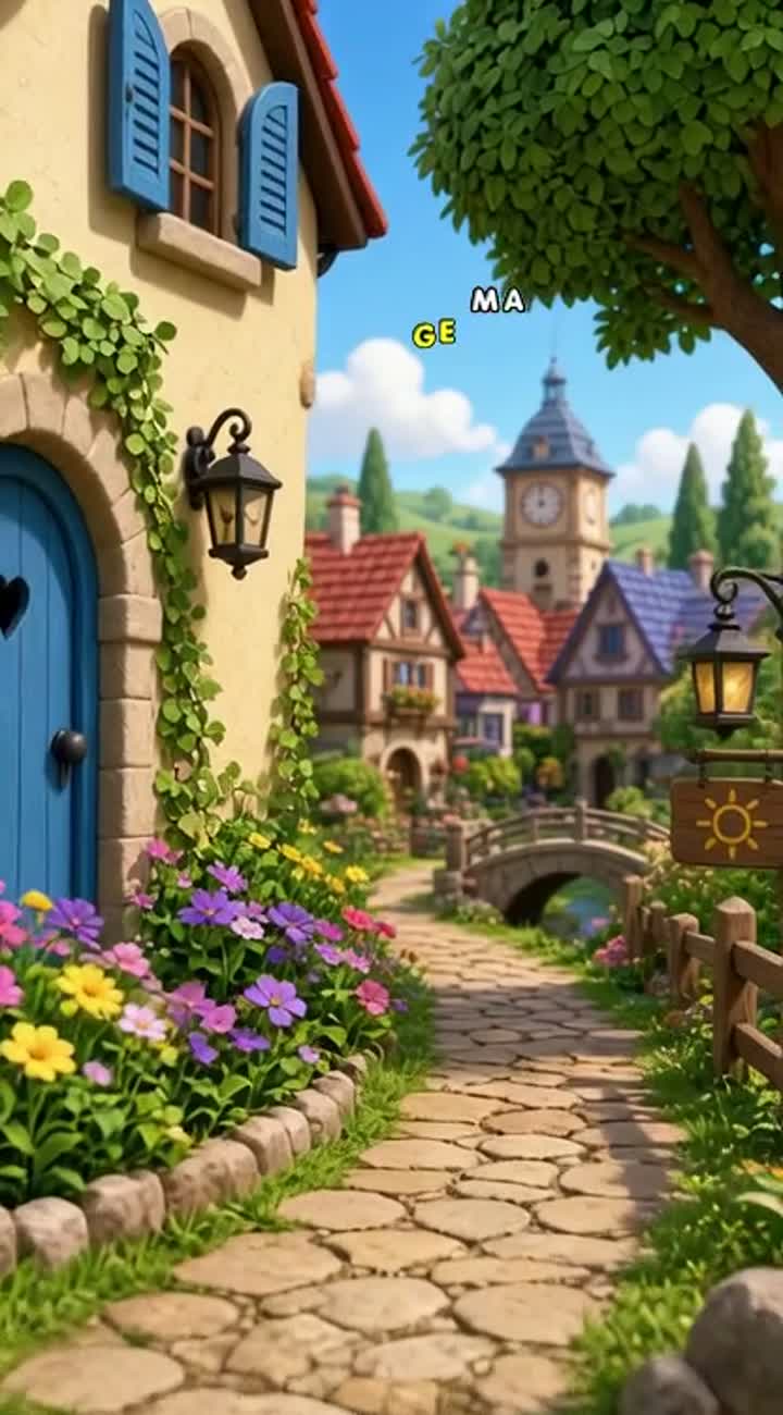 Funny 3D cartoon series about a clever orange cat named Billy… — AI cartoon