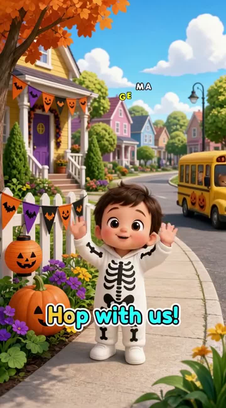 Hop, Hop, Little Pumpkin" (script) — AI cartoon