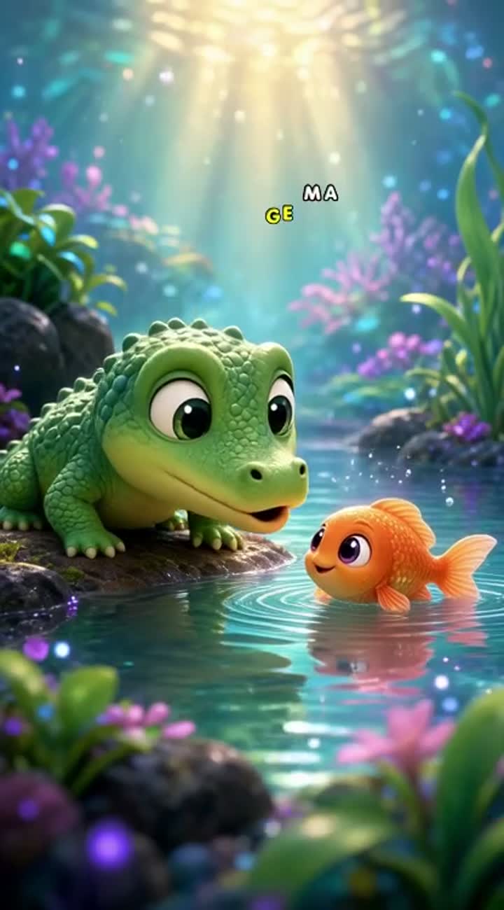 A beautiful high-quality 3D animated cartoon scene… — AI cartoon