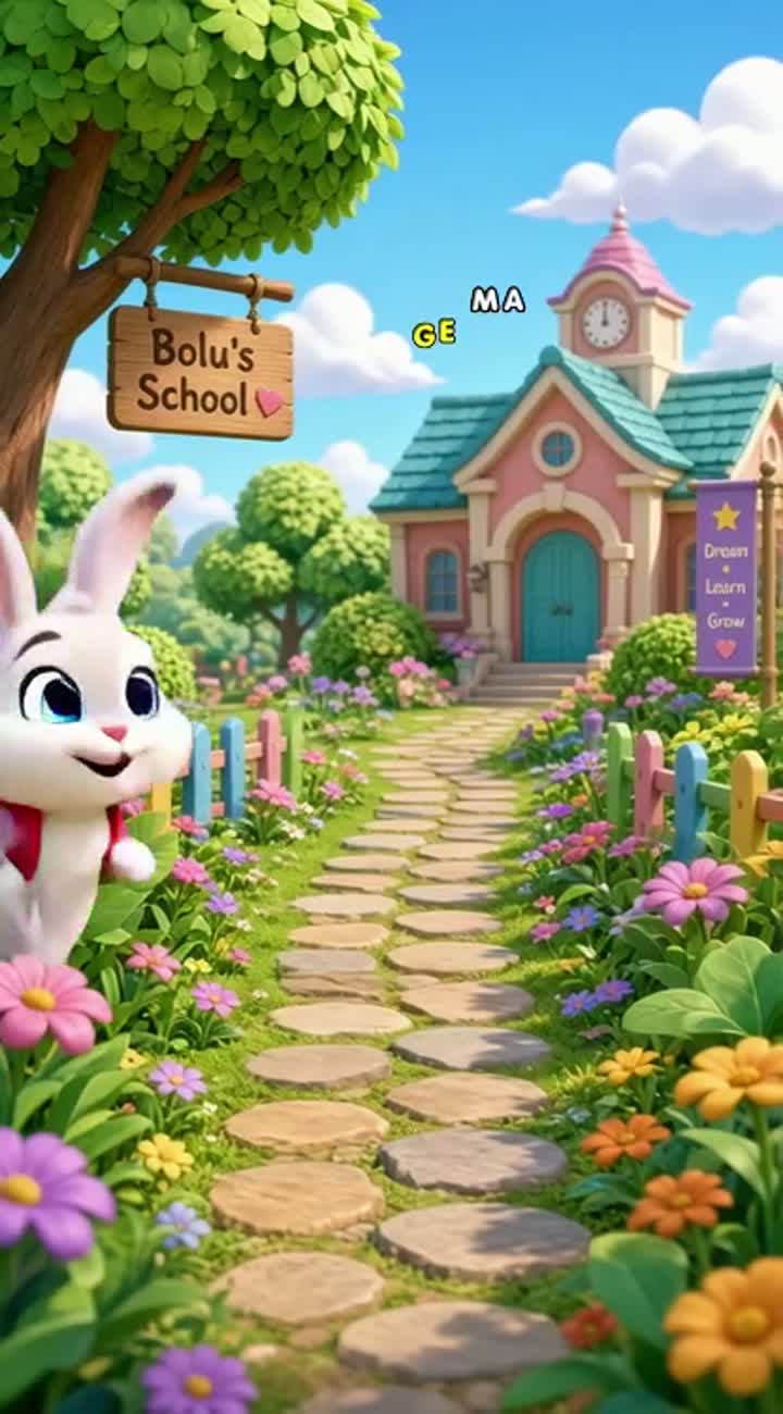 Cute characters, big expressive eyes, funny expressions… — AI cartoon