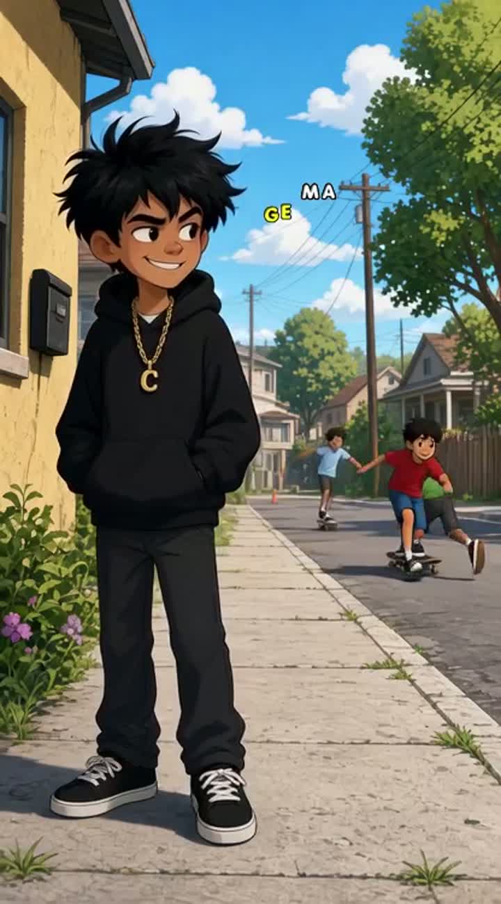 Cartoon style, 2D Pixar-like — AI cartoon