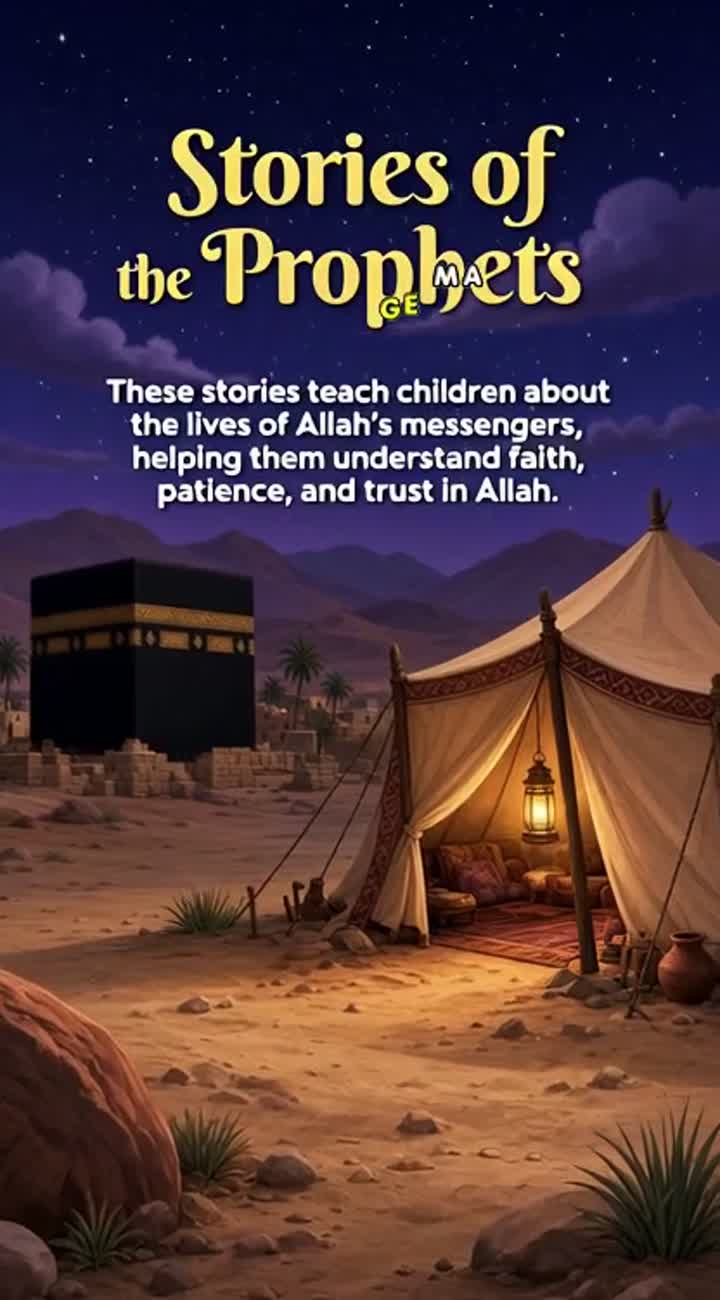 Stories of the Prophets — AI cartoon