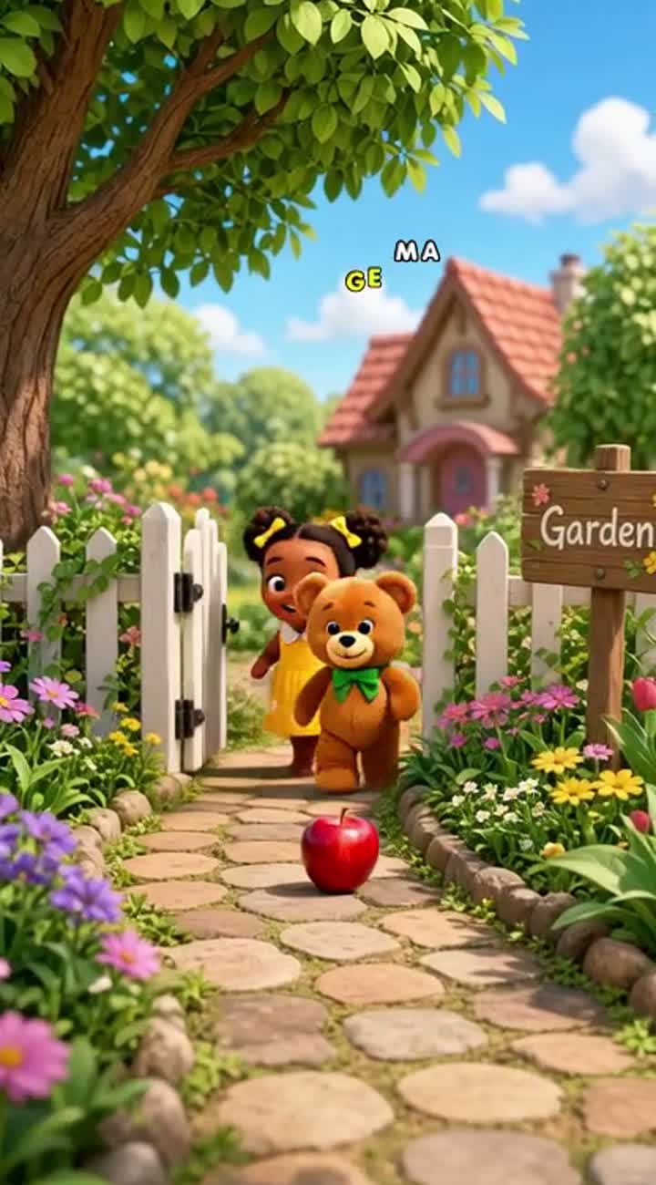 Cute 3D cartoon for preschool children featuring Mimi… — AI cartoon