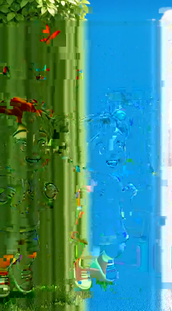 Rainbow Popsicle — AI cartoon