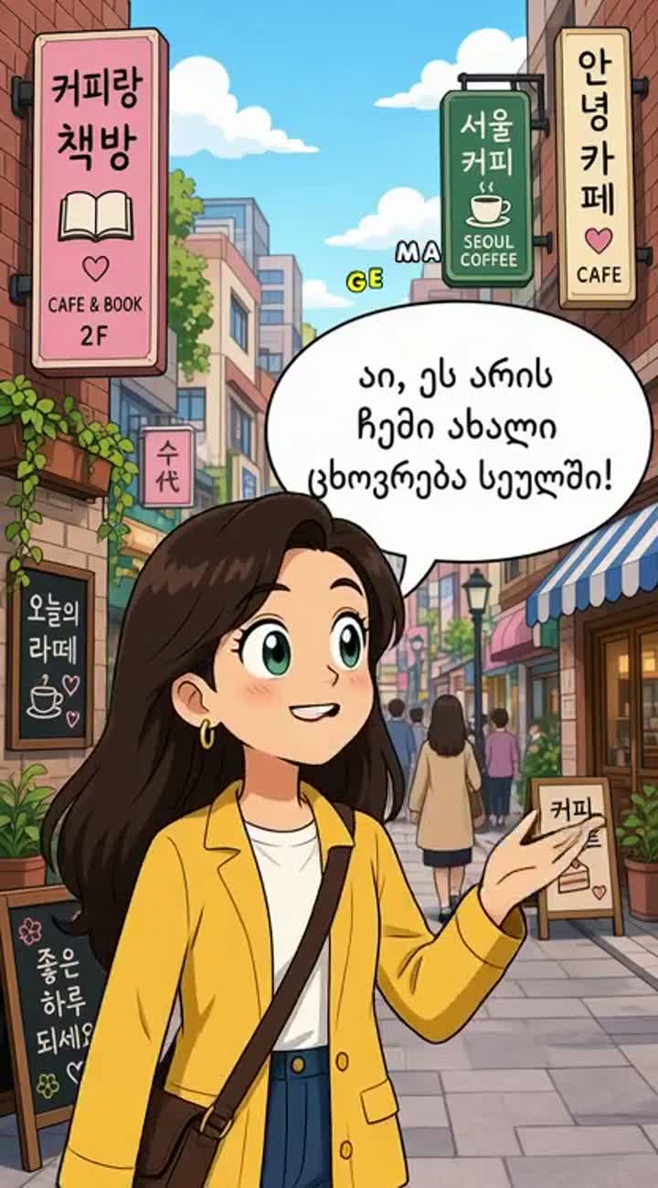 A 2D CARTOON ANIMATION, NOT REALISTIC — AI cartoon