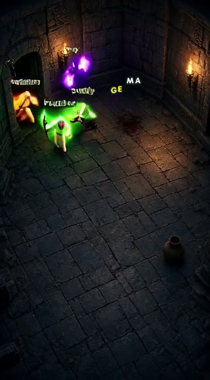 A vibrant, colorful cartoon in a fantasy MMORPG style… — AI cartoon