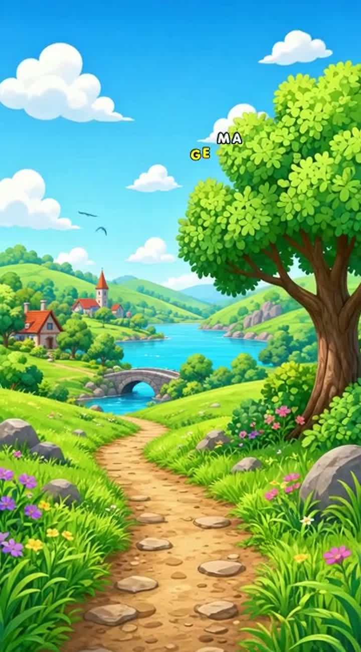 Animated cartoon with smooth animation, in exactly the style… — AI cartoon