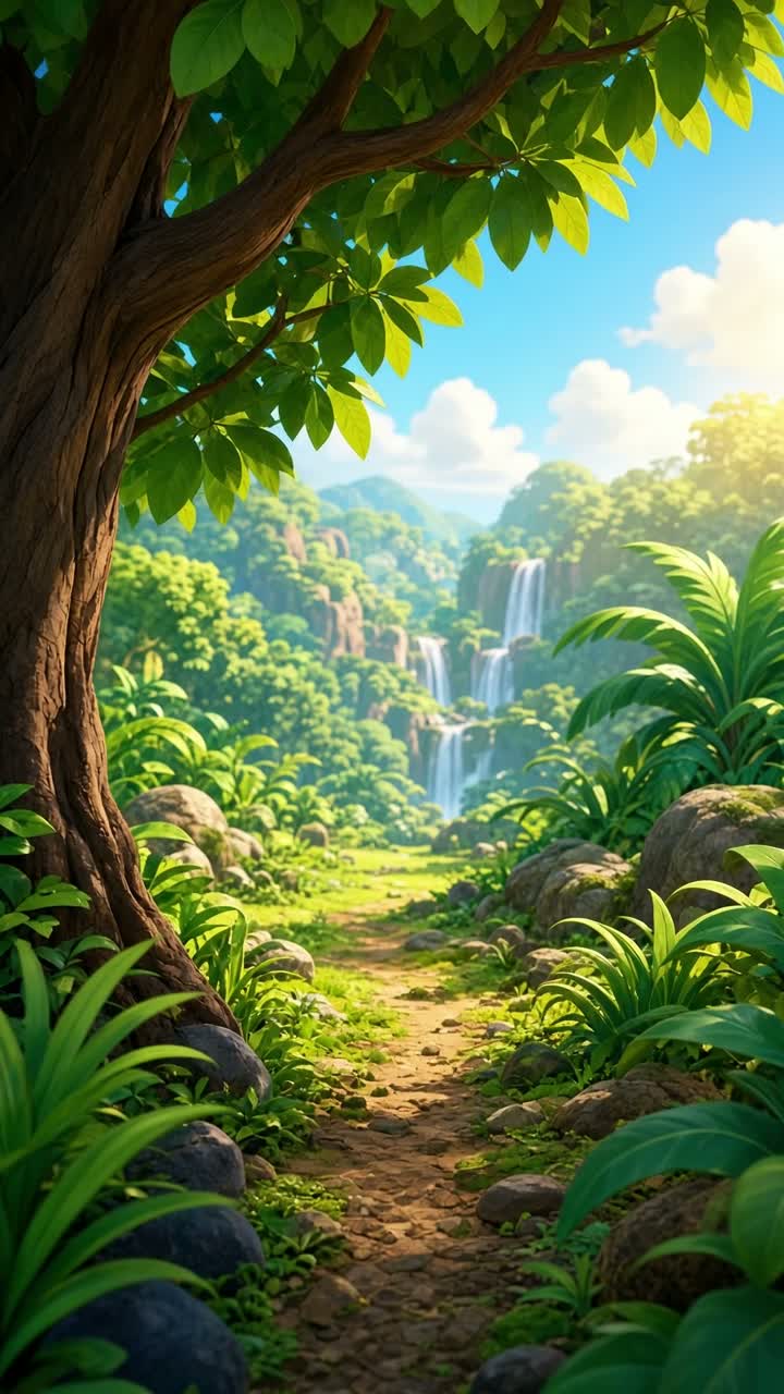 The Little Lion Who Found His Roar Animated cartoon with smooth… — AI cartoon
