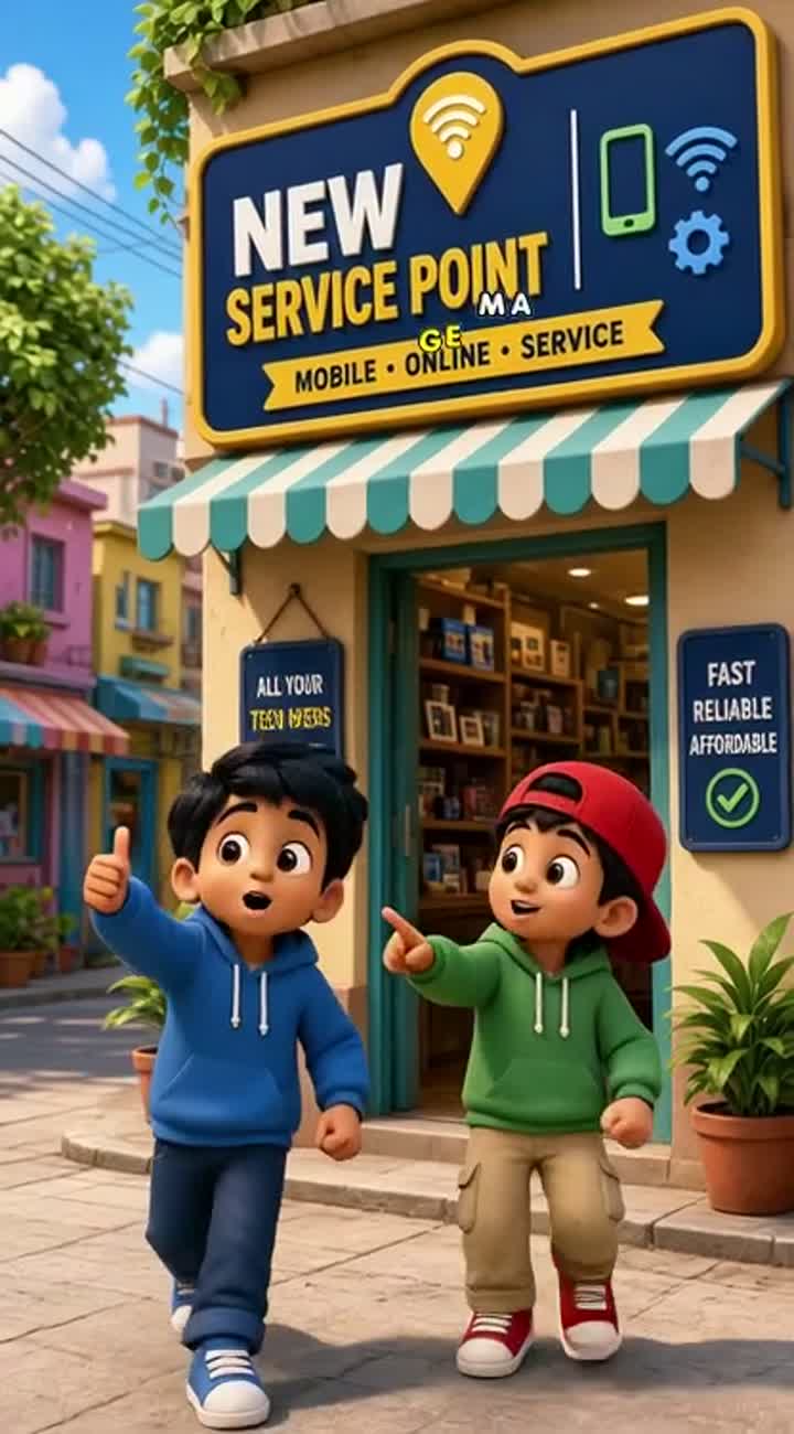 Vertical 9:16 promotional video for an Indian mobile and online… — AI cartoon