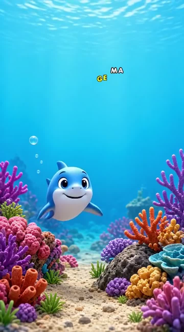 BIBI LE PETIT REQUIN — AI cartoon