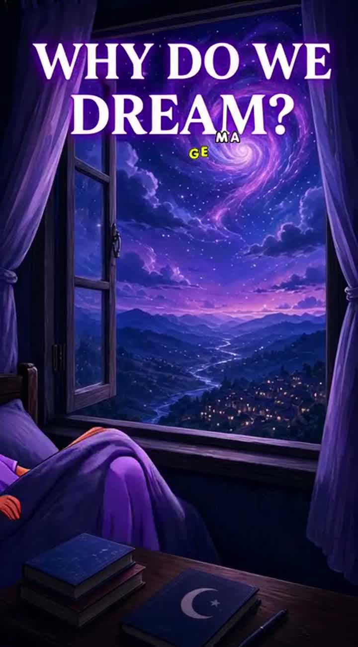 WHY DO WE DREAM? — AI cartoon