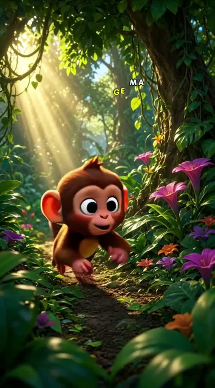 Highly engaging 3D animated cartoon video for children aged 3-8 — AI cartoon