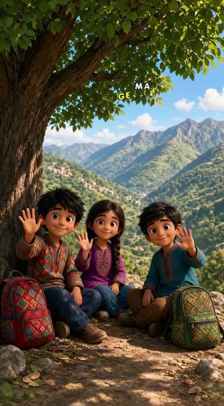 3D animated-movie style — AI cartoon