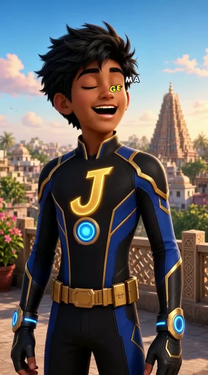 High-quality 3D animated cartoon character named Jeeva… — AI cartoon