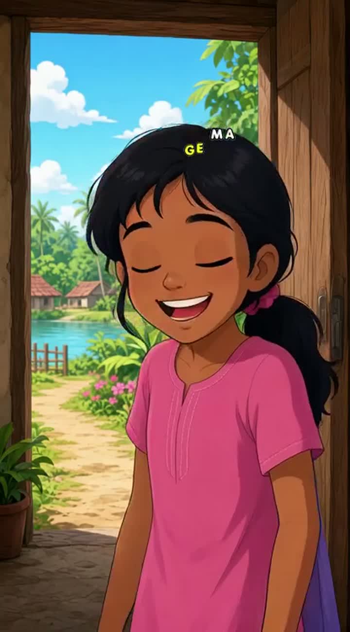 Ek camera ki taraf dekha aur haste hi bola Animated cartoon… — AI cartoon