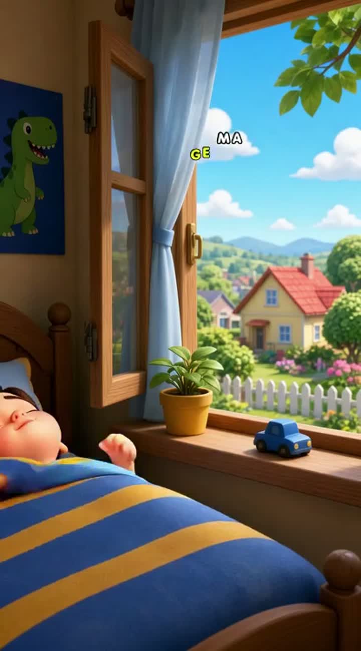 A boys daily routine in 3D Animated cartoon with smooth animation… — AI cartoon