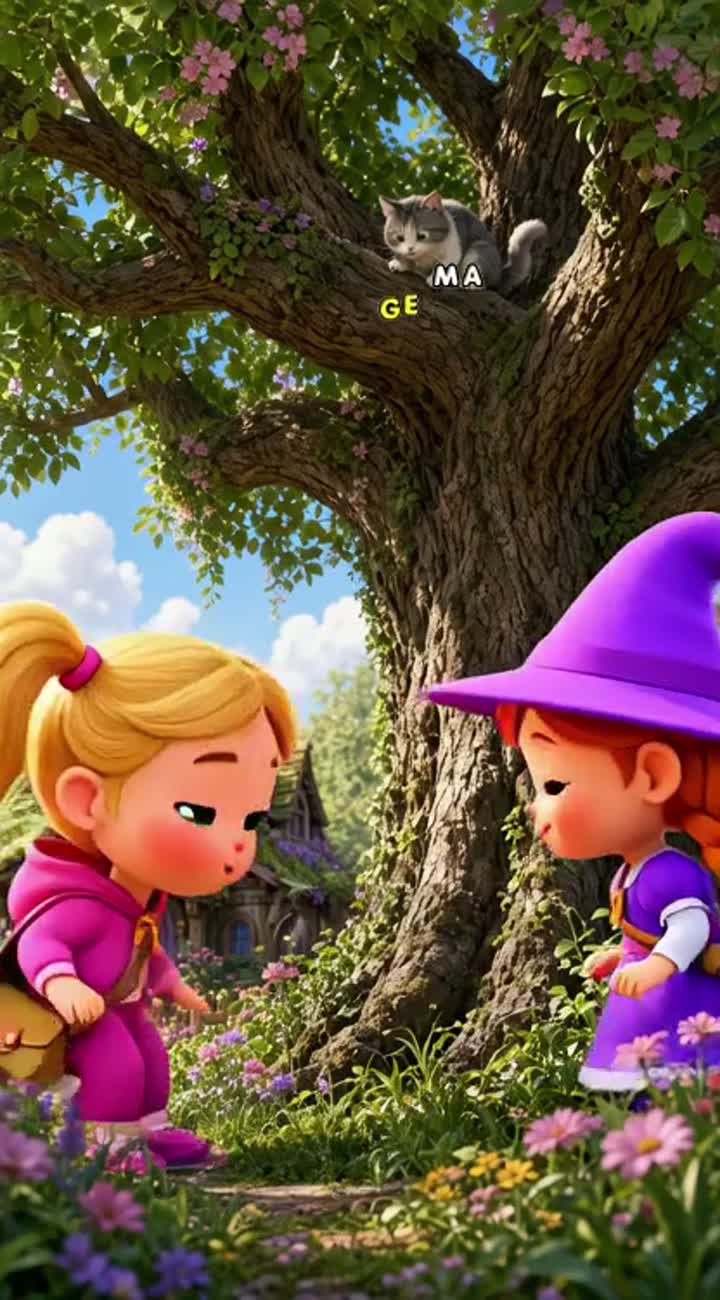 The Magical Pink Pudding — AI cartoon