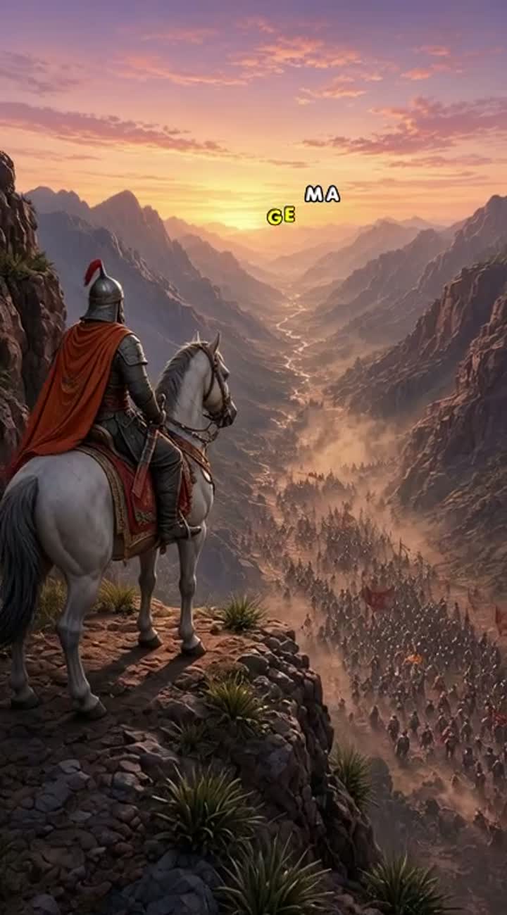 On 18 June 1576, in a narrow valley among the Aravalli Hills… — AI cartoon