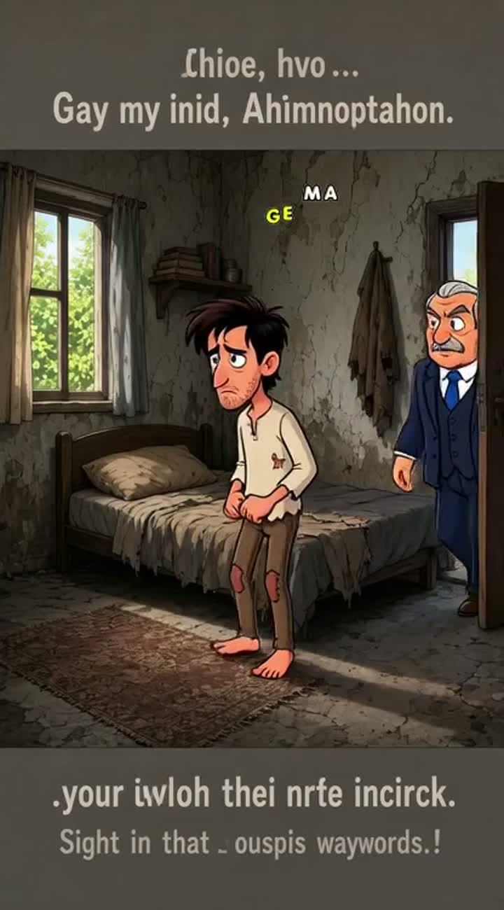 A person named Hopeson should be poor after that he met his old… — AI cartoon