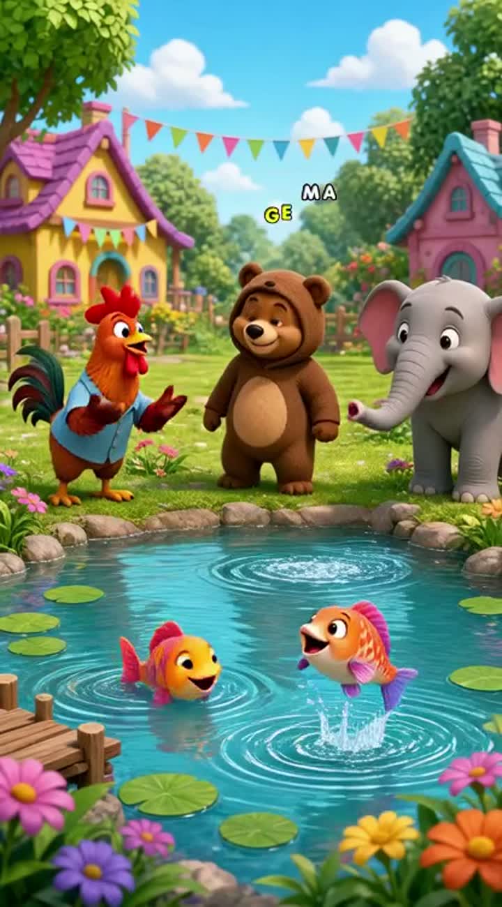 Cartoon with smooth, fluid animation, lasting — AI cartoon