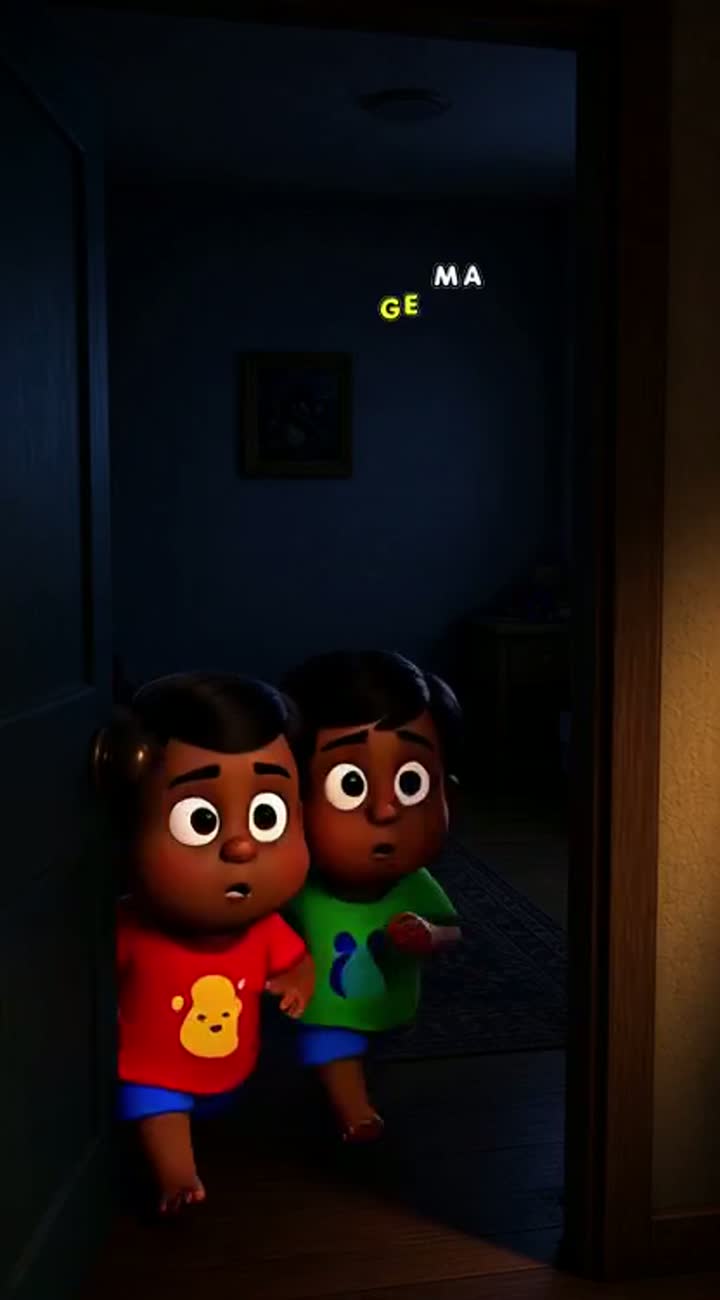 3D cartoon suspense thriller comedy video in vertical 9:16 format — AI cartoon
