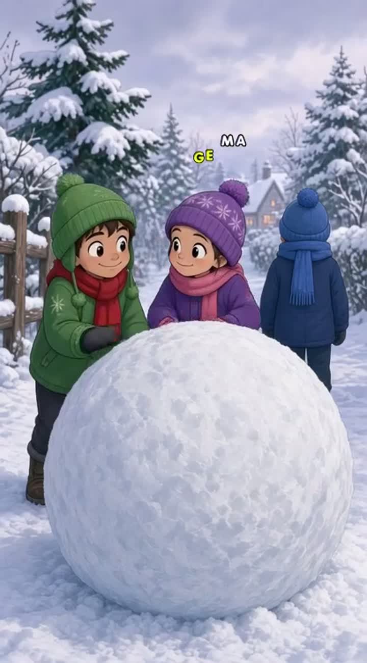 The Snowball Secret - visual script — AI cartoon