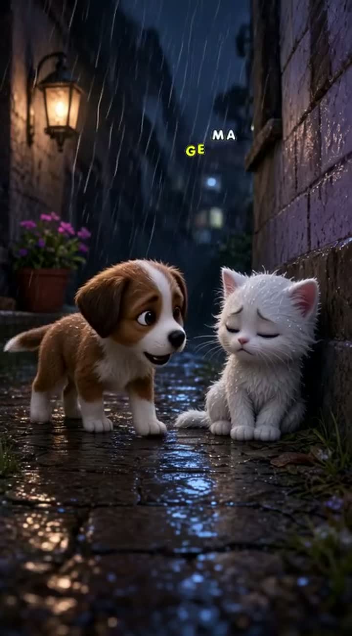 Cute high-quality 3D animated children's cartoon — AI cartoon
