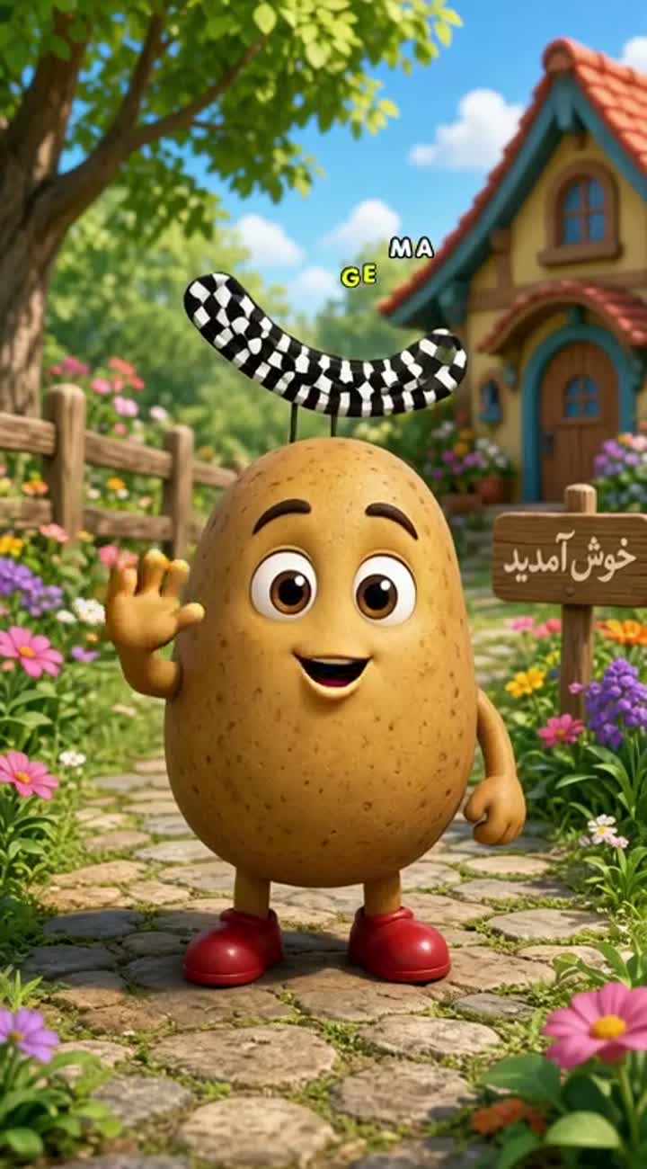 Cute funny 3D cartoon animation — AI cartoon