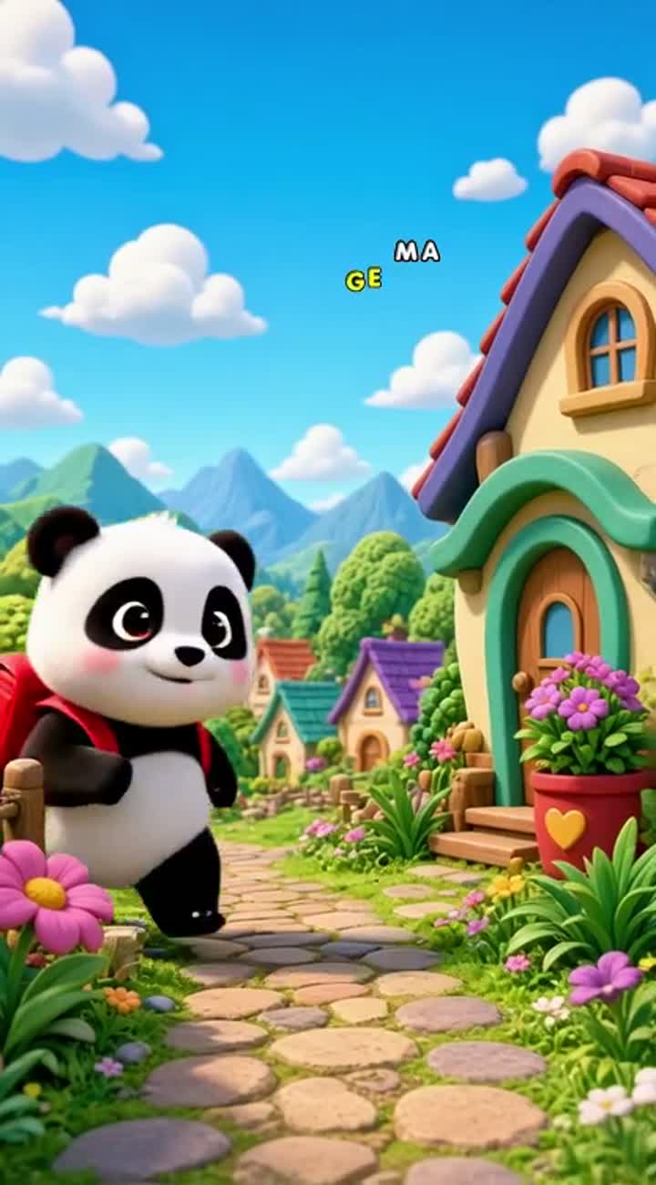 Complete colorful 3D animated children's musical cartoon… — AI cartoon